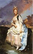 Raimundo de Madrazo y Garreta Marquise d' Hervey Saint-Denys oil